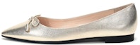 Buy (W) Prada Kulit Flat Bertumit Tajam 'Limonit' 1F599L_3KGD_F0846_F_012