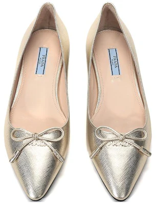 (W) Ballerine a Punta in Pelle Prada ''Limonite'' 1F599L_3KGD_F0846_F_012 Shop (W) Ballerine a Punta in Pelle Prada ''Limonite'' 1F599L_3KGD_F0846_F_012
