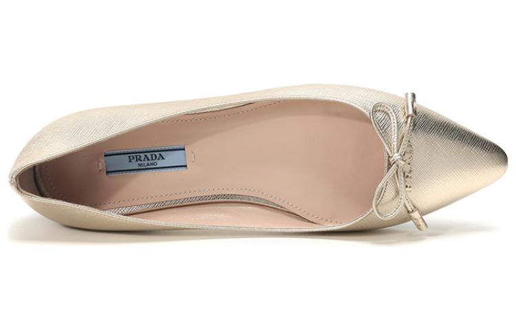 Purchase (W) Ballerine a Punta in Pelle Prada ''Limonite'' 1F599L_3KGD_F0846_F_012