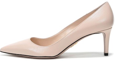 (Women) Prada Pointed Saffiano Leather Heels 'Nude' 1I834I_3A9S_F0236_F_065 (Women) Prada Pointed Saffiano Leather Heels 'Nude' 1I834I_3A9S_F0236_F_065