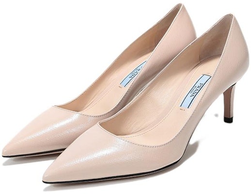 (W) 普拉达尖头Saffiano皮革高跟鞋‘裸色’ 1I834I_3A9S_F0236_F_065 Lookbook (W) 普拉达尖头Saffiano皮革高跟鞋‘裸色’ 1I834I_3A9S_F0236_F_065