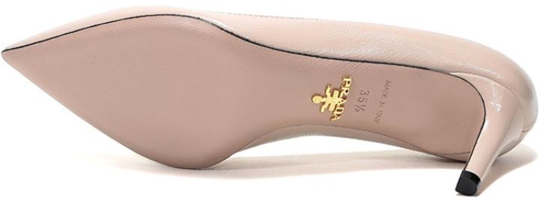 (W) 普拉达尖头Saffiano皮革高跟鞋‘裸色’ 1I834I_3A9S_F0236_F_065 Details for (W) 普拉达尖头Saffiano皮革高跟鞋‘裸色’ 1I834I_3A9S_F0236_F_065