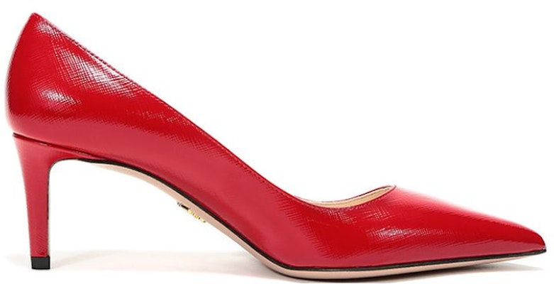 (W) Kasut Tumit Kulit Saffiano Muncung Prada 'Merah' 1I834I_3A9S_F0011_F_065 Order (W) Kasut Tumit Kulit Saffiano Muncung Prada 'Merah' 1I834I_3A9S_F0011_F_065