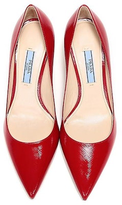 (W) Kasut Tumit Kulit Saffiano Muncung Prada 'Merah' 1I834I_3A9S_F0011_F_065 Shop (W) Kasut Tumit Kulit Saffiano Muncung Prada 'Merah' 1I834I_3A9S_F0011_F_065