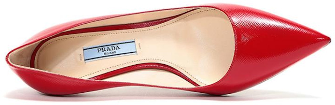 (W) Kasut Tumit Kulit Saffiano Muncung Prada 'Merah' 1I834I_3A9S_F0011_F_065 Purchase (W) Kasut Tumit Kulit Saffiano Muncung Prada 'Merah' 1I834I_3A9S_F0011_F_065