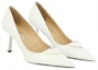 Lookbook (W) Prada Kulit Tumit Tinggi Slip-On Stiletto 'Putih' 1I928M_069_F0009