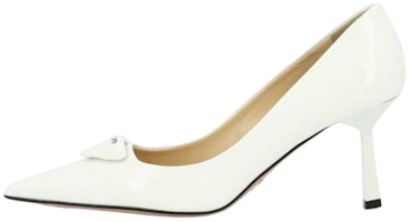 (Women) Prada Leather Pointed Toe Slip-On Stiletto 'White' 1I928M_069_F0009 (Women) Prada Leather Pointed Toe Slip-On Stiletto 'White' 1I928M_069_F0009