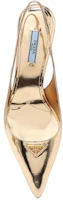 Shop (W) Prada Tacones Altos de Cuero con Punta Fina 'Oro' 1I002N_3AU1_F0522