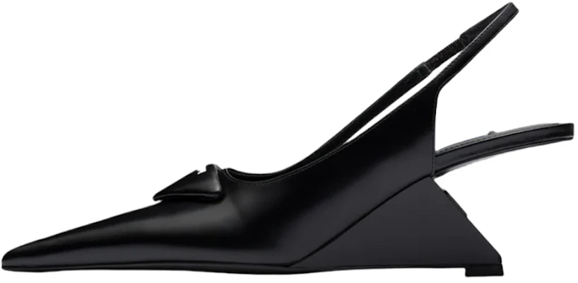 (W) Prada Leren Puntige Wedge Fashion Slide 6.5cm ''Zwart'' 1I885M_055_F0002_F_A065 Buy (W) Prada Leren Puntige Wedge Fashion Slide 6.5cm ''Zwart'' 1I885M_055_F0002_F_A065