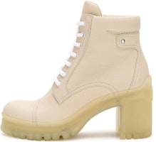 (Women) Prada Leather Round-Toe Lace-Up Ankle Boots 'Beige' 1T584L_007_F0K74 (Women) Prada Leather Round-Toe Lace-Up Ankle Boots 'Beige' 1T584L_007_F0K74