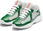Buy (W) Prada Leren Low-Top Veterschoen Groen ''Veelzijdig en Duurzaam'' 3E6420_ASZ_F0089_F_B025