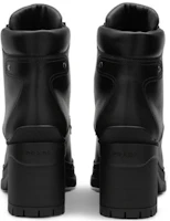 Lookbook (Women) Prada Leather Round-Toe Lace-Up Short Boots 'Black' 1T584L_3A6H_F0002