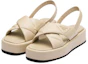 Order (W) Sandali Leggeri in Pelle Prada Punta Tonda ''Beige'' 1XZ749_038_F0F24_F_035