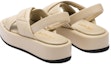 Lookbook (W) Sandal Ringan Hujung Bulat Kulit Prada 'Beige' 1XZ749_038_F0F24_F_035