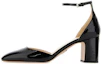 Buy (W) Prada Leder Slip-On Schwarz mit Rundzeh und Chunky Absatz 1I172N_069_F0002_F_065