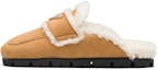 Buy (W) Sandal Prada Kulit Hujung Bulat Rata 'Cognac' 1S711M_1A6_F0046_F_020