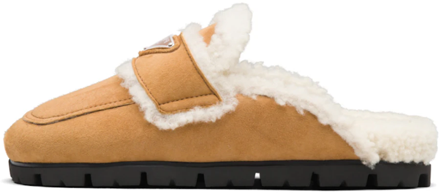 (W) Prada Leren Platte Sandalen met Ronde Neus ''Cognac'' 1S711M_1A6_F0046_F_020 Buy (W) Prada Leren Platte Sandalen met Ronde Neus ''Cognac'' 1S711M_1A6_F0046_F_020