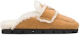 (W) Sandal Prada Kulit Hujung Bulat Rata 'Cognac' 1S711M_1A6_F0046_F_020