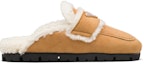 Order (W) Sandal Prada Kulit Hujung Bulat Rata 'Cognac' 1S711M_1A6_F0046_F_020