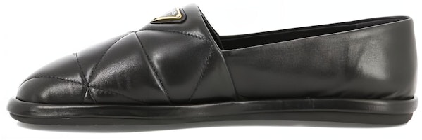 (Women) Prada Leather Round Toe Slip-On Casual Shoes 'Black' 1S275N_038_F0002_F_005 (Women) Prada Leather Round Toe Slip-On Casual Shoes 'Black' 1S275N_038_F0002_F_005