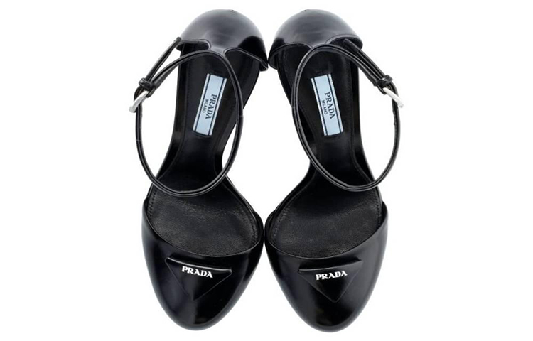 (W) Prada Leather Sandals 'Fashion Casual Black' 圖 3