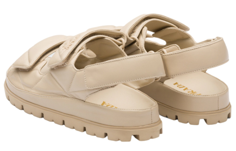 (W) Prada Leather Sandals 'Simplified Brown' 圖 4