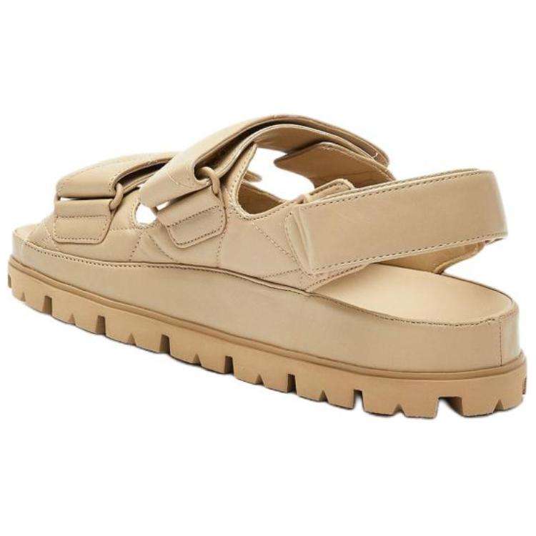 (W) Prada Leather Sandals 'Simplified Brown' 圖 5