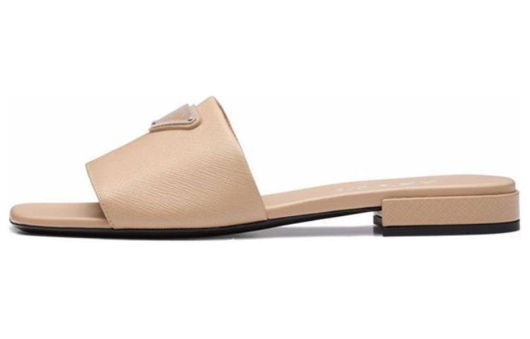 (W) Prada Leather Slide 'Fashion Pink'