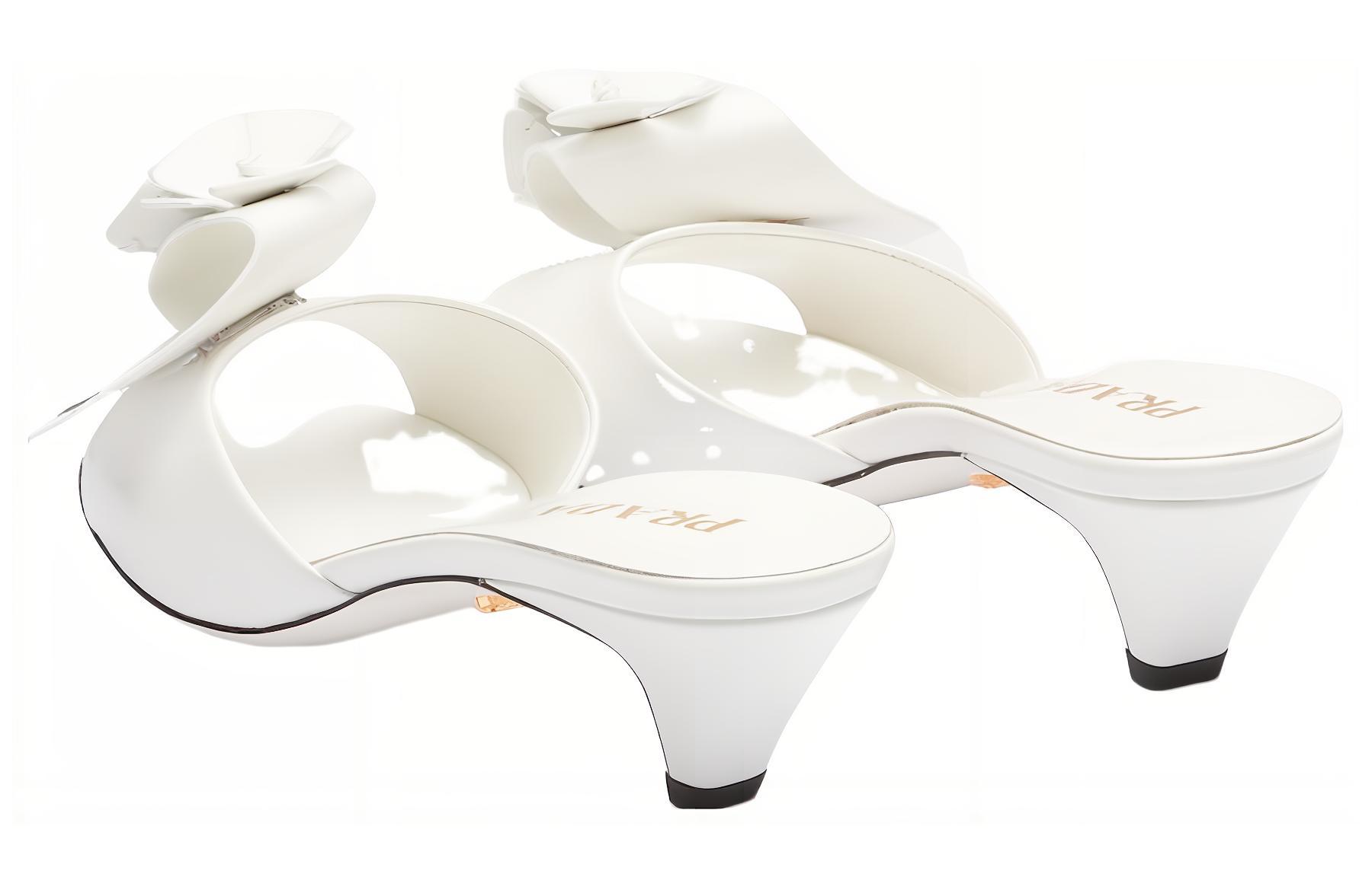 (W) Prada Leather Slide Sandal 'Simplicity' 圖 4