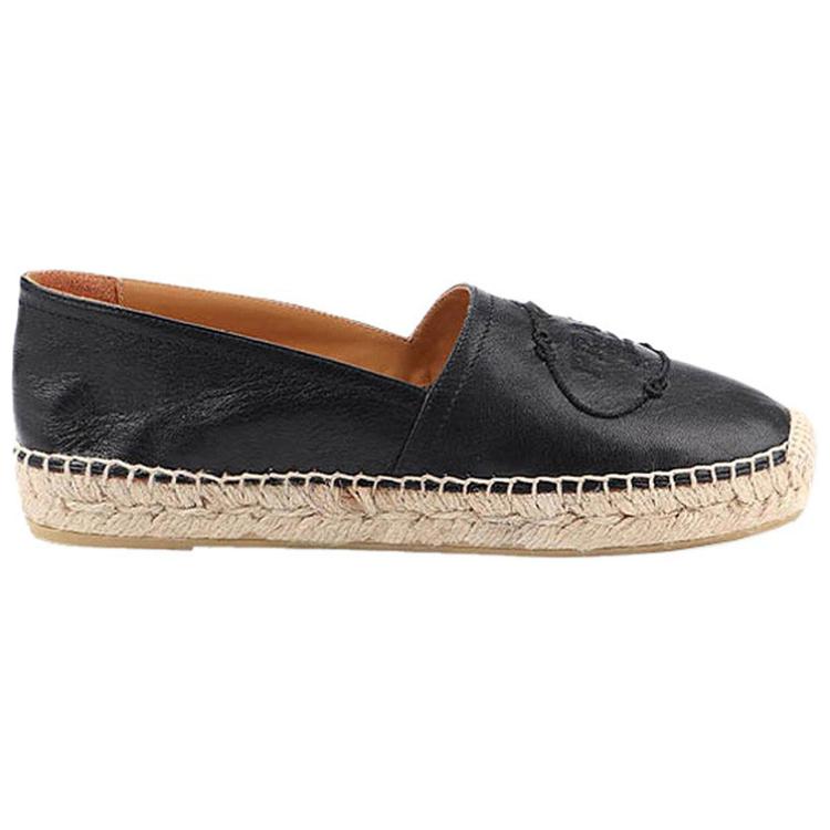 Order (W) Prada Leren Instapper ''Fisherman Zwart'' 1S066M_034_F0002