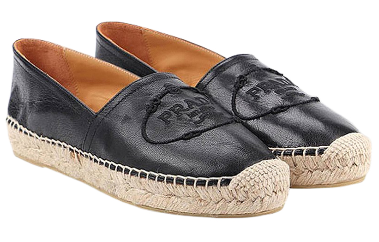 Lookbook (W) Prada Leren Instapper ''Fisherman Zwart'' 1S066M_034_F0002
