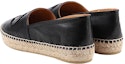 Shop (W) Prada Kulit Slip-On 'Fisherman Hitam' 1S066M_034_F0002