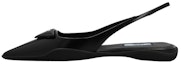 Buy (W) Prada Kasut Slip-On Kulit 'Hitam' 1F819M_055_F0002