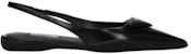 (W) Prada Kasut Slip-On Kulit 'Hitam' 1F819M_055_F0002