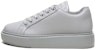 (W) Prada Kasut Kulit 'Kelabu Muda' 1E892L_3J8K_F073X_F_045