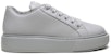 (W) Prada Kasut Kulit 'Kelabu Muda' 1E892L_3J8K_F073X_F_045