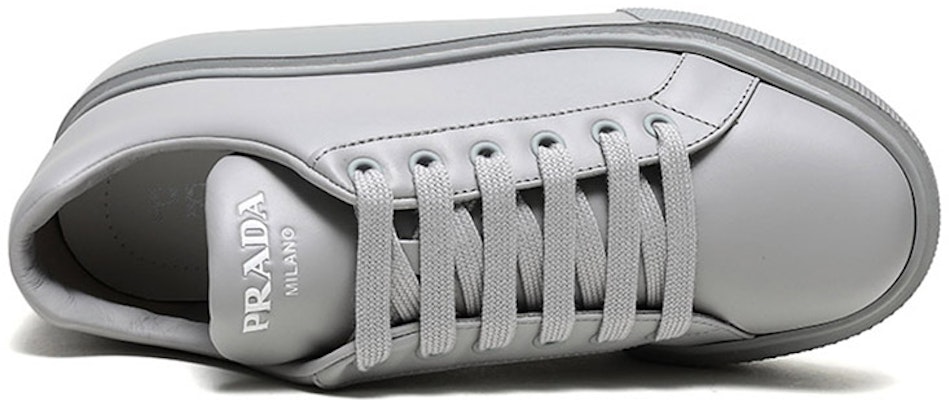 (Women) Prada Leather Sneaker 'Light Grey' 1E892L_3J8K_F073X_F_045 Lookbook (Women) Prada Leather Sneaker 'Light Grey' 1E892L_3J8K_F073X_F_045