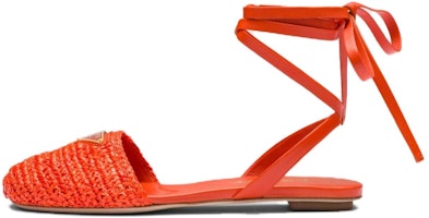 (Women) Prada Leather Sneaker 'Orange' 1X139N_70N_F0049_F_005 (Women) Prada Leather Sneaker 'Orange' 1X139N_70N_F0049_F_005