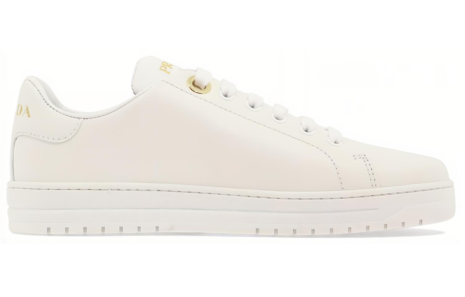 (W) Prada Leather Sneaker 'White' 圖 2