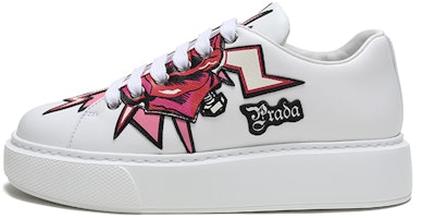 (Women) Prada Graphic Rose Platform Sneakers 'White Multi-Color' 1E806L_3L2C_F0009_F_045 (Women) Prada Graphic Rose Platform Sneakers 'White Multi-Color' 1E806L_3L2C_F0009_F_045