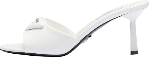 (Women) Prada Leather Stiletto 'Fashion Sandal White' 1XX657_055_F0009_F_075 (Women) Prada Leather Stiletto 'Fashion Sandal White' 1XX657_055_F0009_F_075