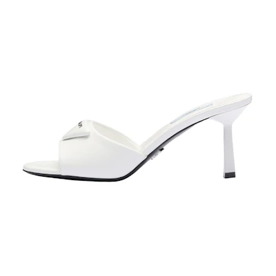 (W) Prada Leather Stiletto 'Fashion Sandal White'