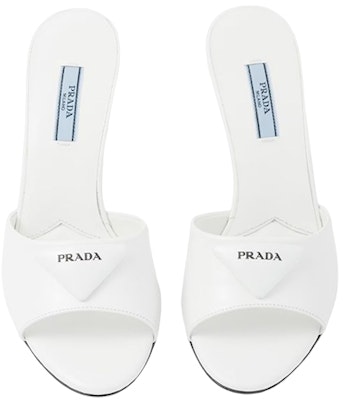 (Women) Prada Leather Stiletto 'Fashion Sandal White' 1XX657_055_F0009_F_075 Lookbook (Women) Prada Leather Stiletto 'Fashion Sandal White' 1XX657_055_F0009_F_075