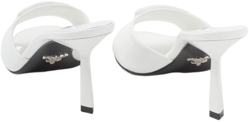 (Women) Prada Leather Stiletto 'Fashion Sandal White' 1XX657_055_F0009_F_075 Purchase (Women) Prada Leather Stiletto 'Fashion Sandal White' 1XX657_055_F0009_F_075