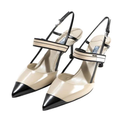 (W) Prada Leather Stiletto 'Nude CMFT Casual'