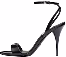 (Women) Prada Leather Stiletto Buckle Fashion Slide 'Black' 1X003N_F100_055_F_0002 (Women) Prada Leather Stiletto Buckle Fashion Slide 'Black' 1X003N_F100_055_F_0002