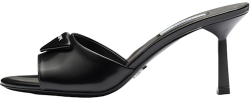 (Women) Prada Leather Stiletto Fashion Slide 'Black' 1XX657_055_F0002_F_075 (Women) Prada Leather Stiletto Fashion Slide 'Black' 1XX657_055_F0002_F_075