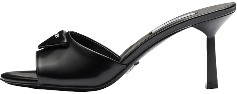 (Women) Prada Leather Stiletto Fashion Slide 'Black' 1XX657_055_F0002_F_075 Buy (Women) Prada Leather Stiletto Fashion Slide 'Black' 1XX657_055_F0002_F_075