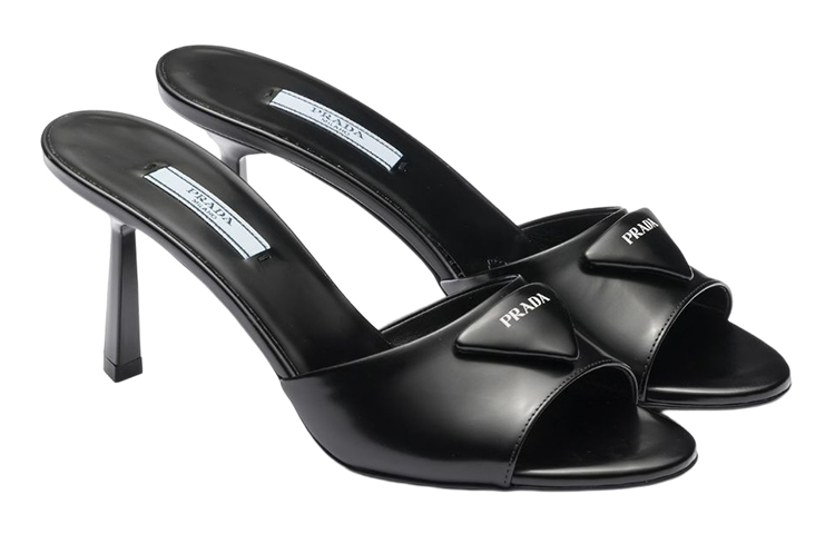 Order (W) Prada Talons Aiguilles en Cuir Mode ''Noir'' 1XX657_055_F0002_F_075