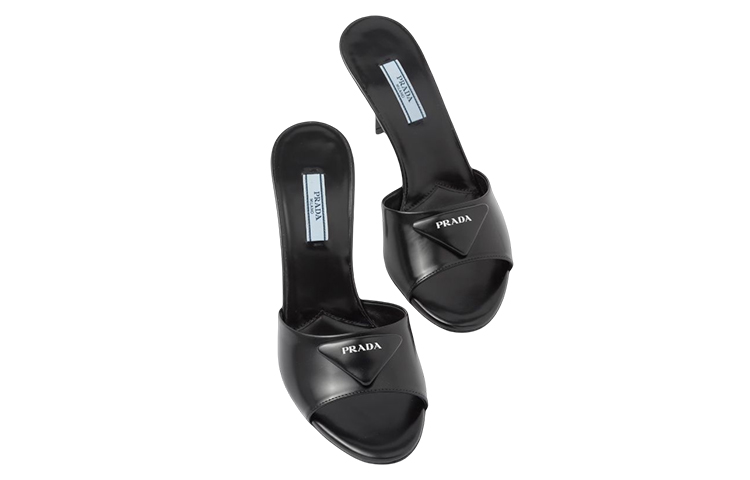 Lookbook (W) Prada Talons Aiguilles en Cuir Mode ''Noir'' 1XX657_055_F0002_F_075